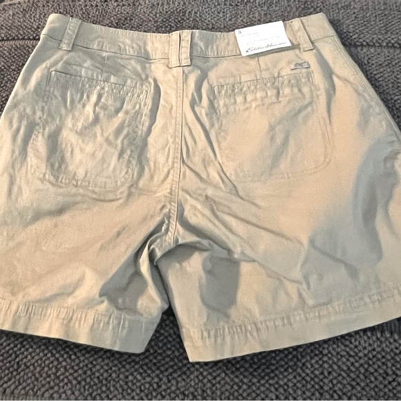 NEW WITH TAGS, Eddie Bauer tan shorts,  Size 8,  Retail $39.99 - Picture 2 of 4
